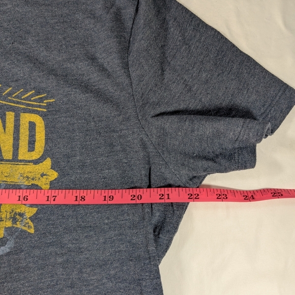 Lucky Brand Rooted in Rock n Roll Men's Gray Graphic T-Shirt Size Large - Picture 6 of 7